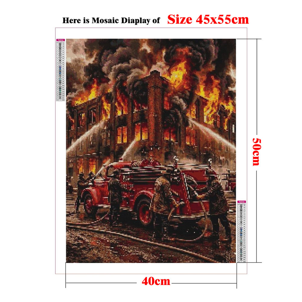 Retro Red Fire Engine Paint wi - đánh giá và giá Art Craft Decoration