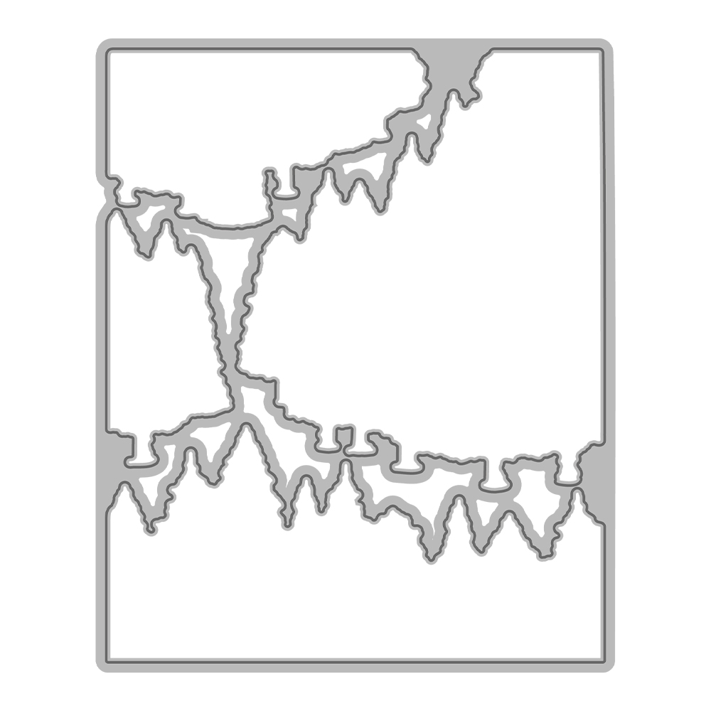 Mangocraft Winter Pine Forest  - đánh giá và giá Rubber Stamp Blank