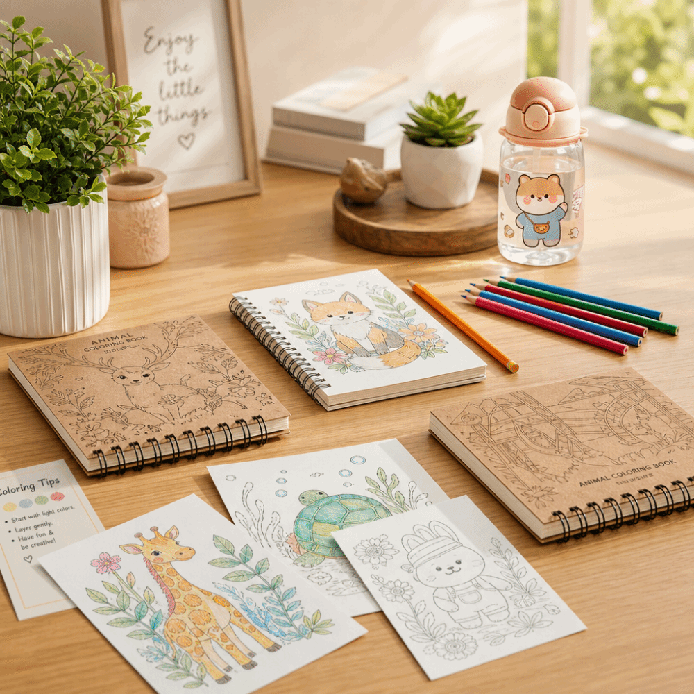 Tracing Line Vintage Coloring  - đánh giá và giá Art Craft Notebook