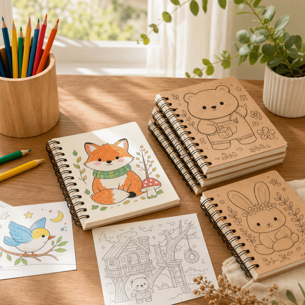 Tracing Line Vintage Coloring  - đánh giá và giá Art Craft Notebook
