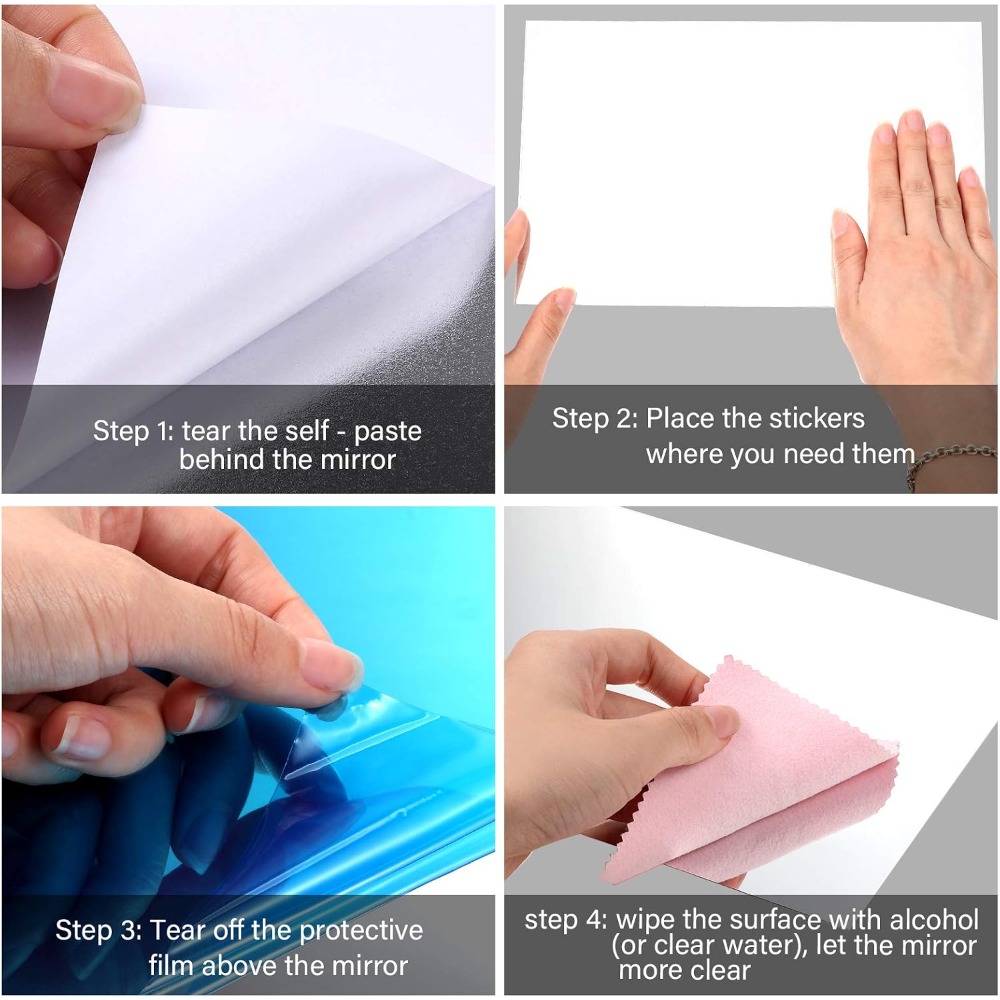 Self Adhesive Flexible Mirror  - đánh giá và giá Art Craft Mirror