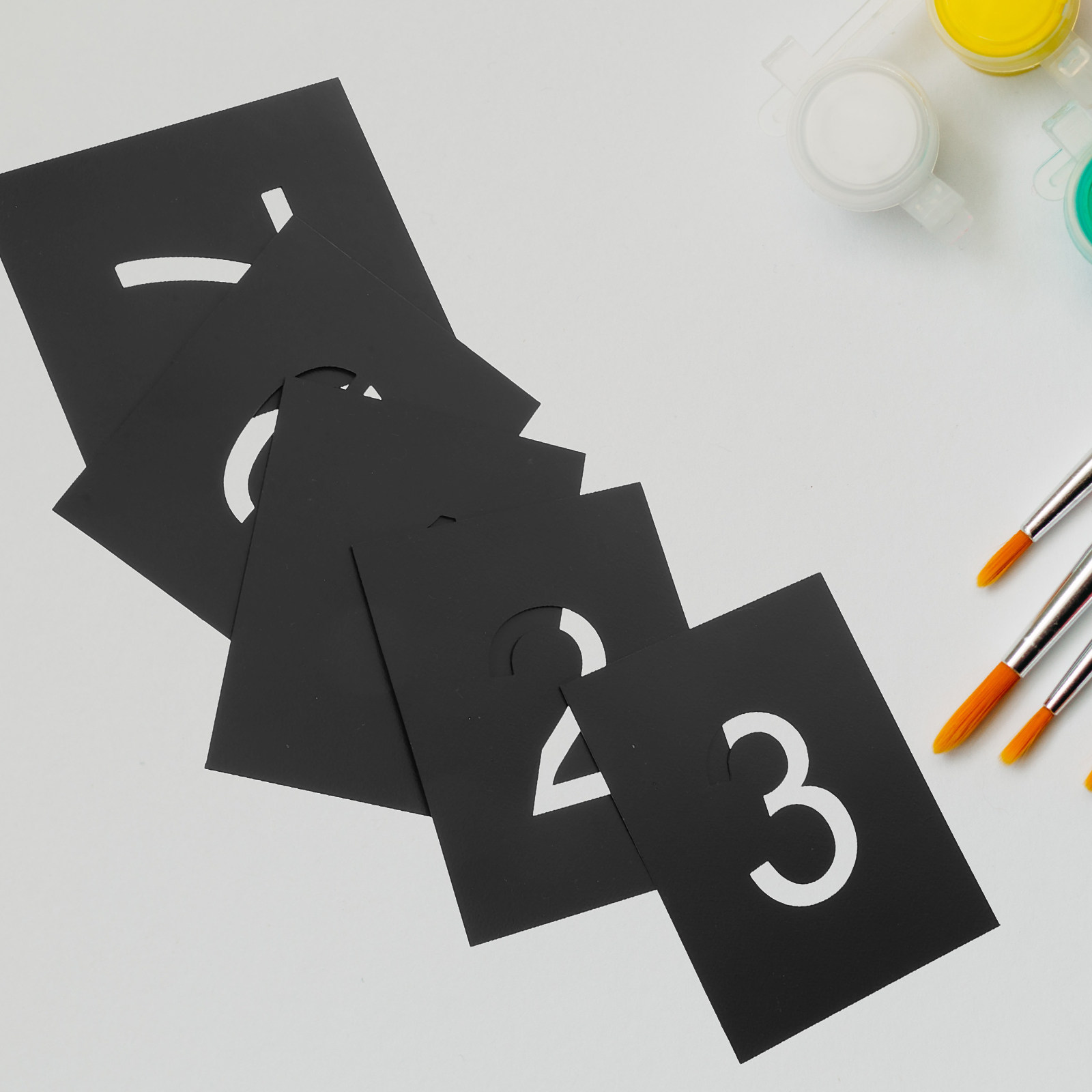 10Pcs Number Painting Stencils - đánh giá và giá Art And Craft Numbers