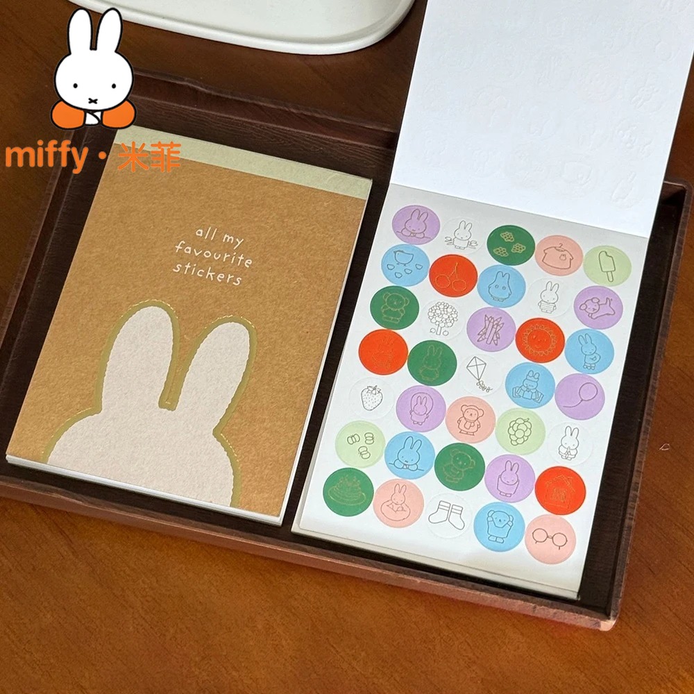 Cute Miffy Sticker Book DIY Jo - đánh giá và giá Art Craft Notebook
