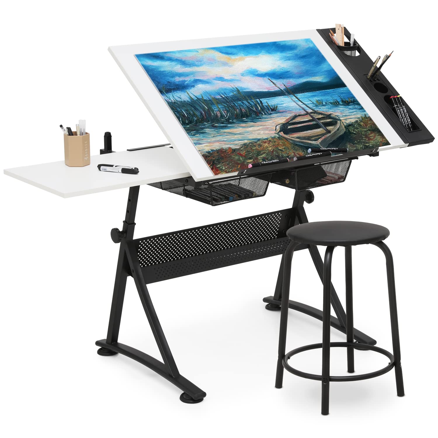 Art Deco Drafting Table, Heigh - đánh giá và giá Art & Craft Paper Ideas For Kids