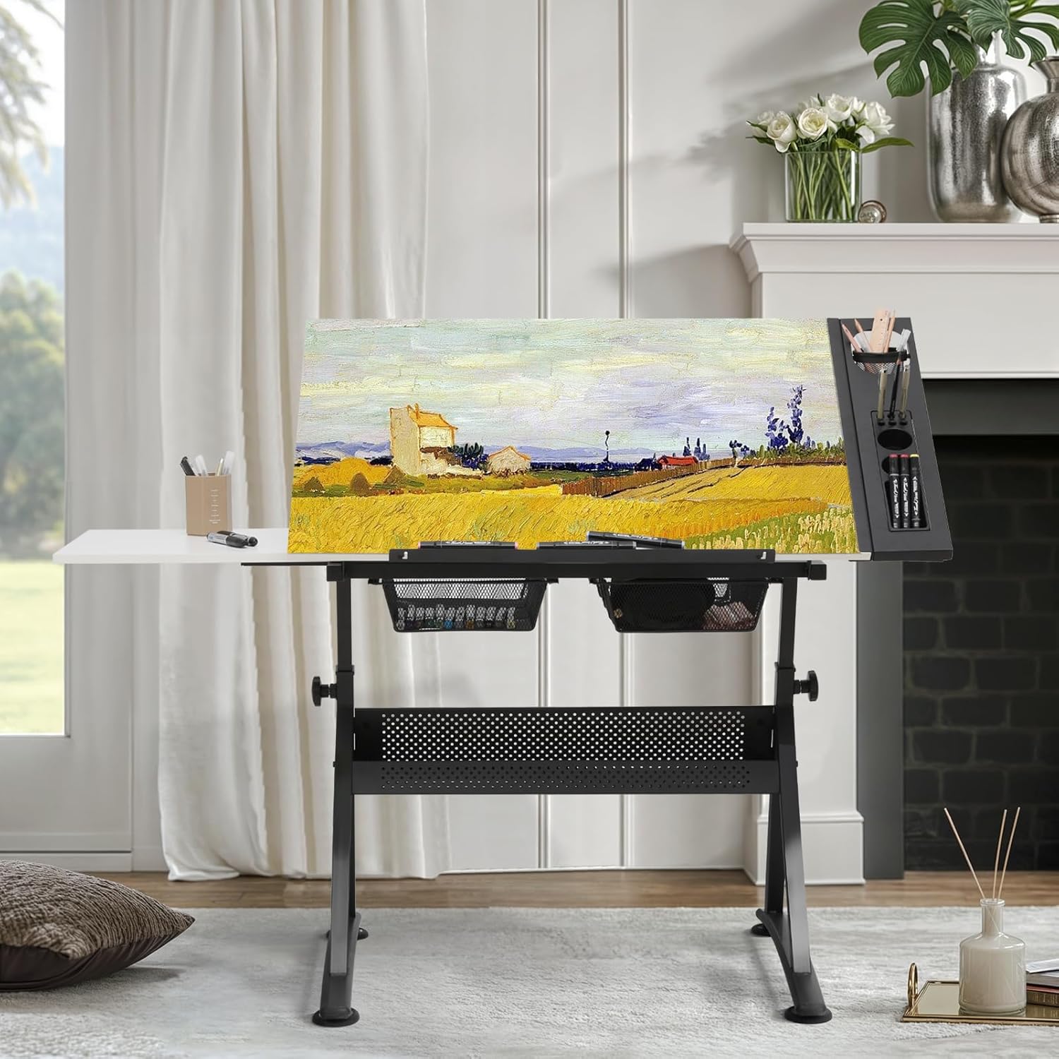 Art Deco Drafting Table, Heigh - đánh giá và giá Art & Craft Paper Ideas For Kids