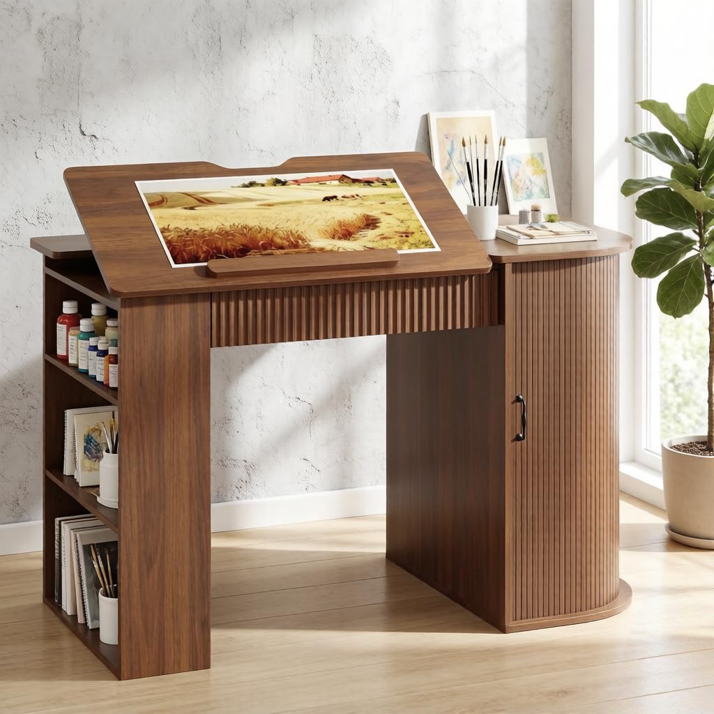 Drafting Table with Storage Ca - đánh giá và giá Art & Craft Paper Ideas For Kids
