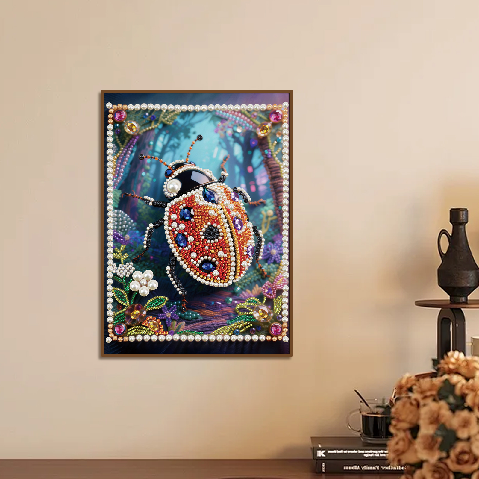 DIY Pearl Diamond Art Painting - đánh giá và giá Art Craft Ladybug