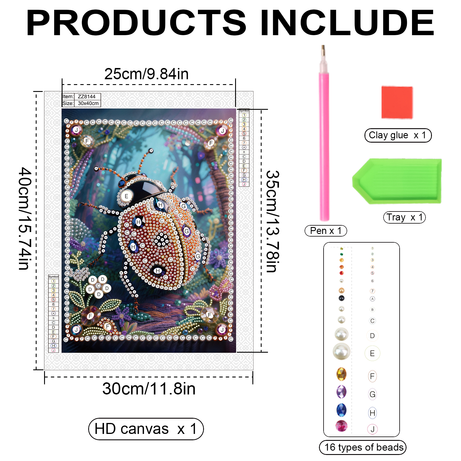 DIY Pearl Diamond Art Painting - đánh giá và giá Art Craft Ladybug
