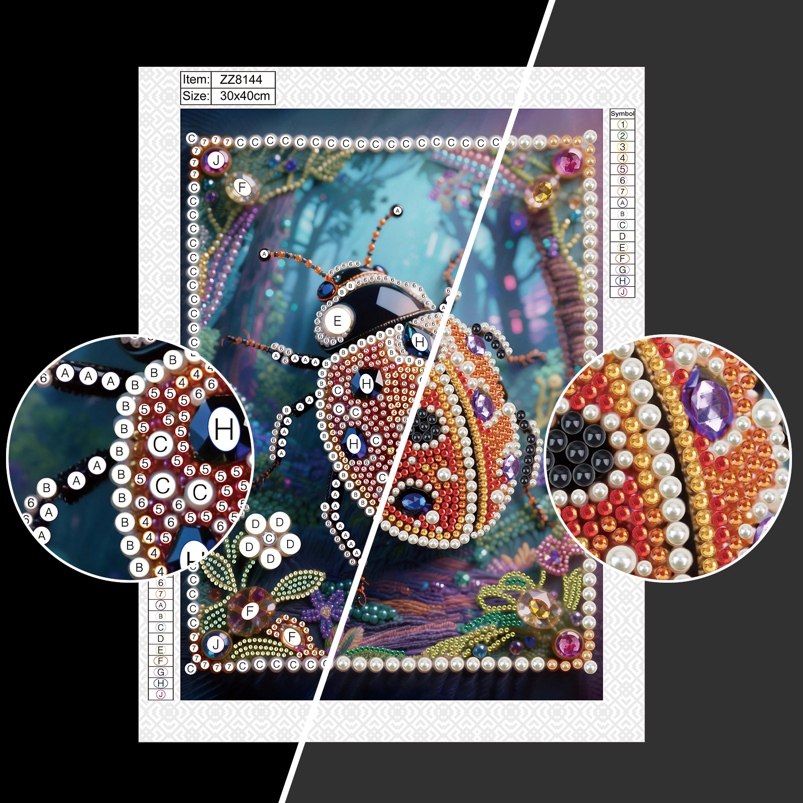 DIY Pearl Diamond Art Painting - đánh giá và giá Art Craft Ladybug