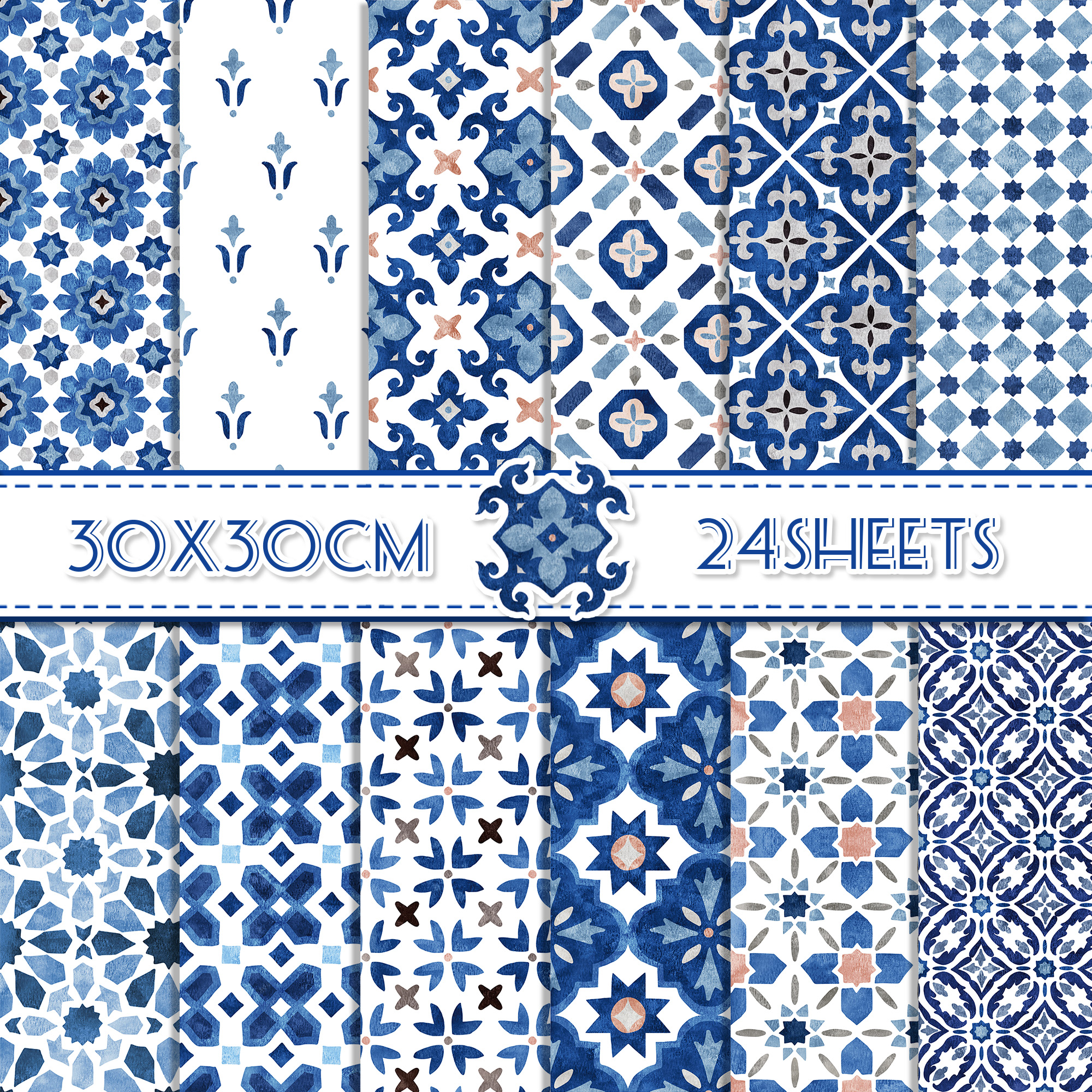 24pcs 30*30cm Mandala Scrapboo - đánh giá và giá Art Craft Background