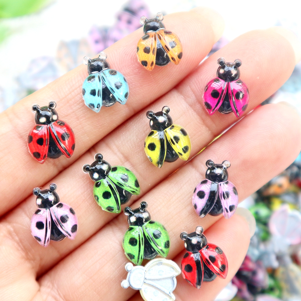 30pcs Mini Colorful Ladybug Ca - đánh giá và giá Art Craft Ladybug