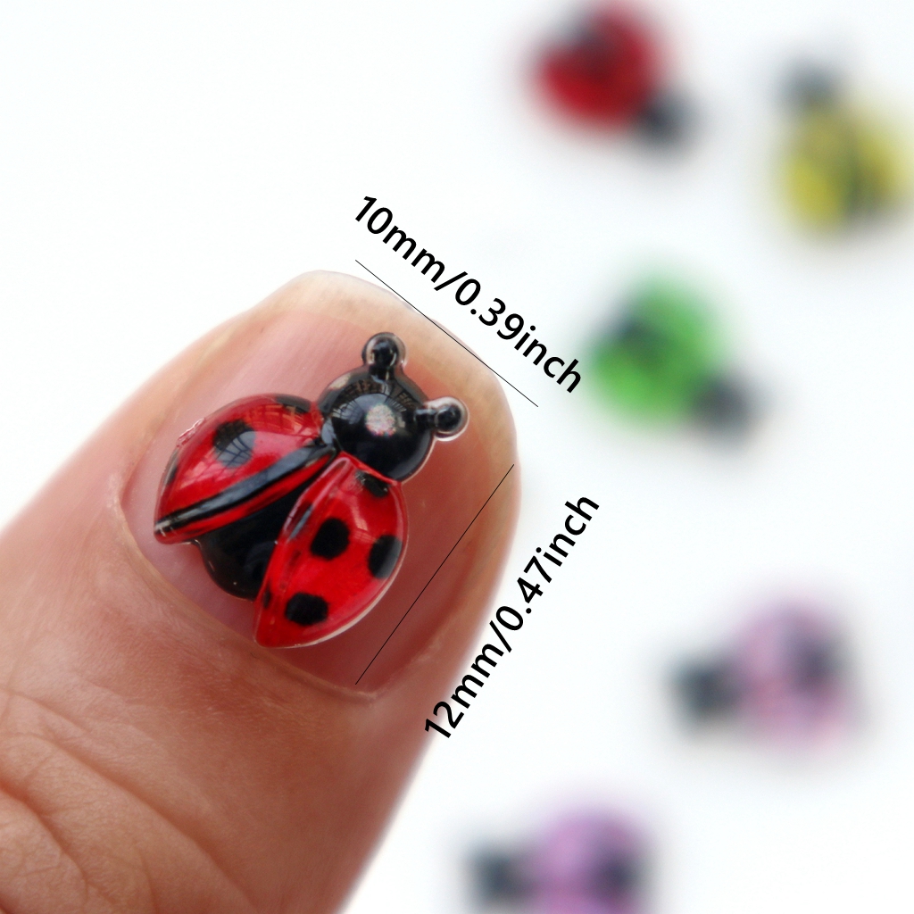 30pcs Mini Colorful Ladybug Ca - đánh giá và giá Art Craft Ladybug