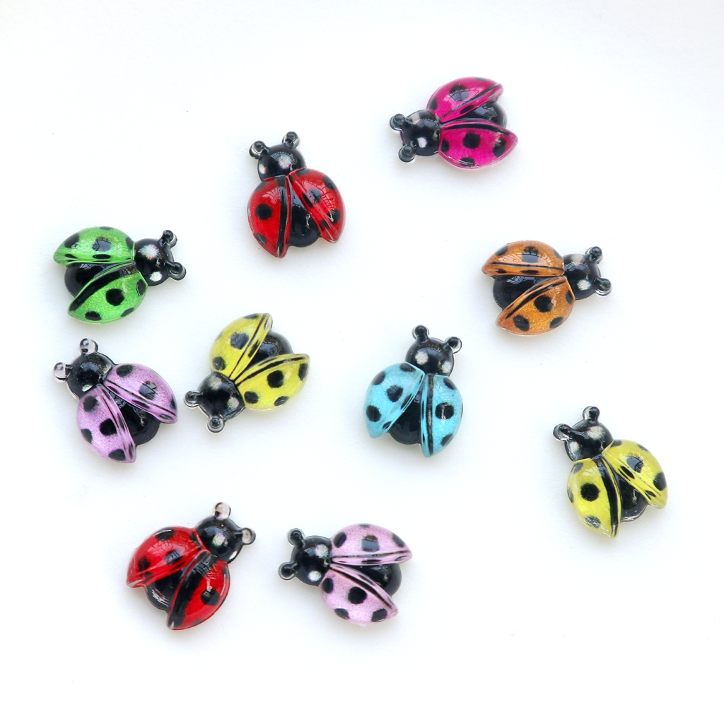 30pcs Mini Colorful Ladybug Ca - đánh giá và giá Art Craft Ladybug