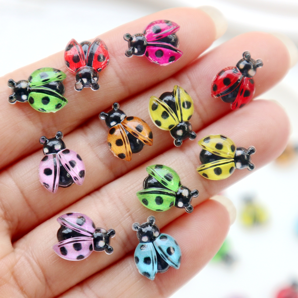 30pcs Mini Colorful Ladybug Ca - đánh giá và giá Art Craft Ladybug