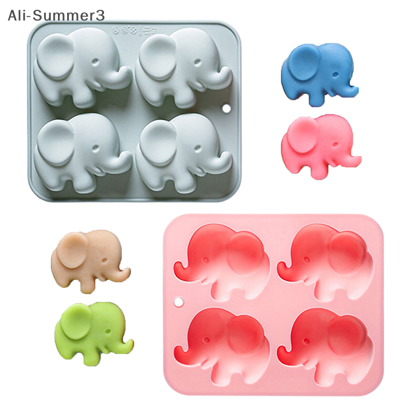 4-hole Baby Elephant Silicone  - đánh giá và giá Art Craft Model