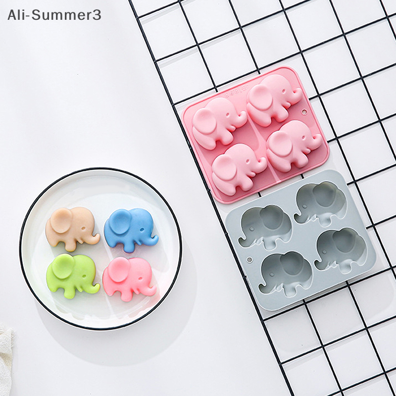 4-hole Baby Elephant Silicone  - đánh giá và giá Art Craft Model