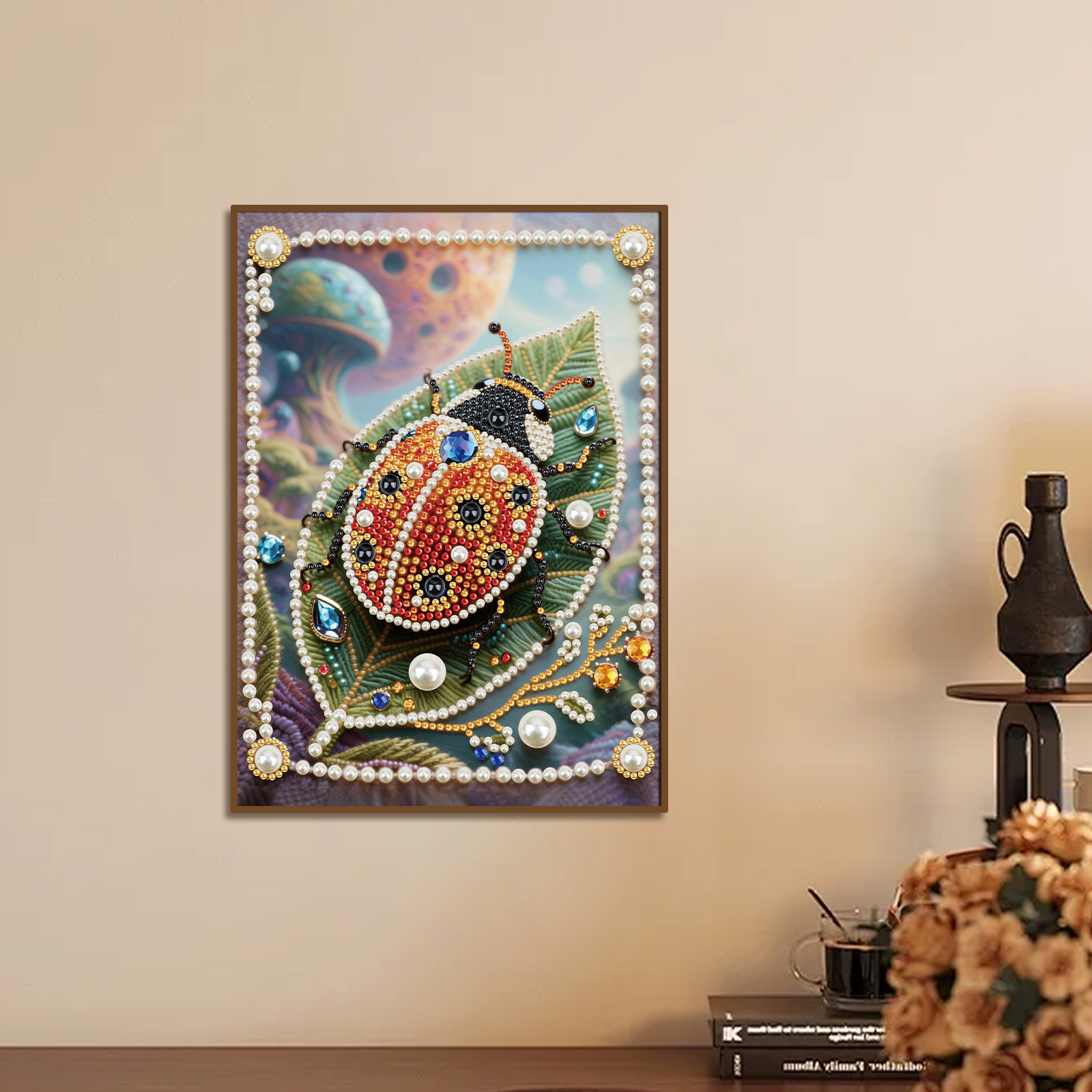 DIY Pearl Diamond Art Painting - đánh giá và giá Art Craft Ladybug