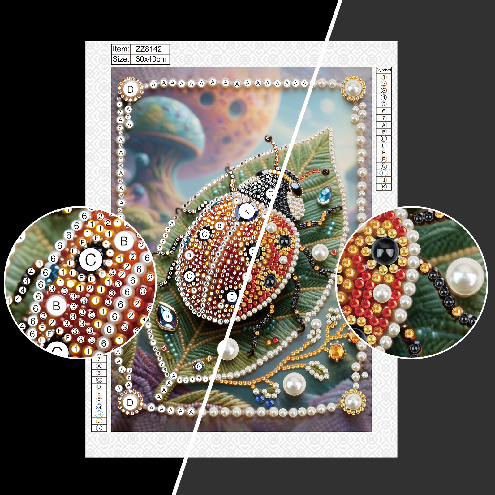 DIY Pearl Diamond Art Painting - đánh giá và giá Art Craft Ladybug