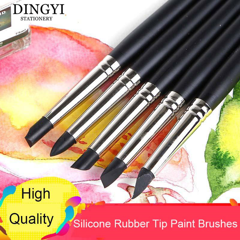 5pcs Silicone Rubber Tip Paint - đánh giá và giá Gouache Paint Set
