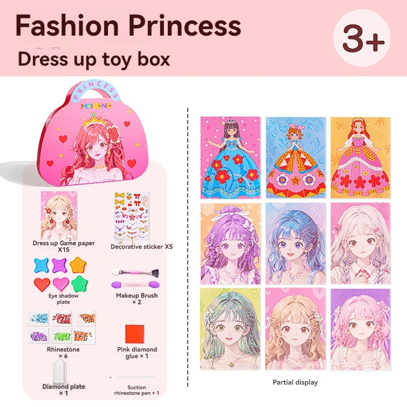 3 in 1 Princess Makeup Kit DIY - đánh giá và giá Art Craft For 3 Year Old