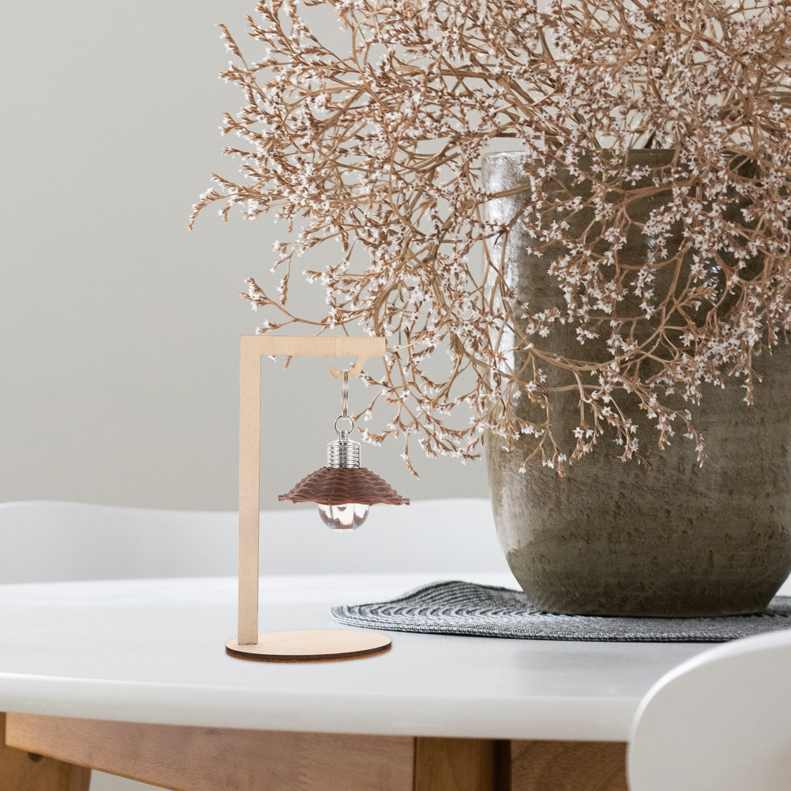 Creative Wooden Desk Lamp Kit  - đánh giá và giá Art Craft Decoration