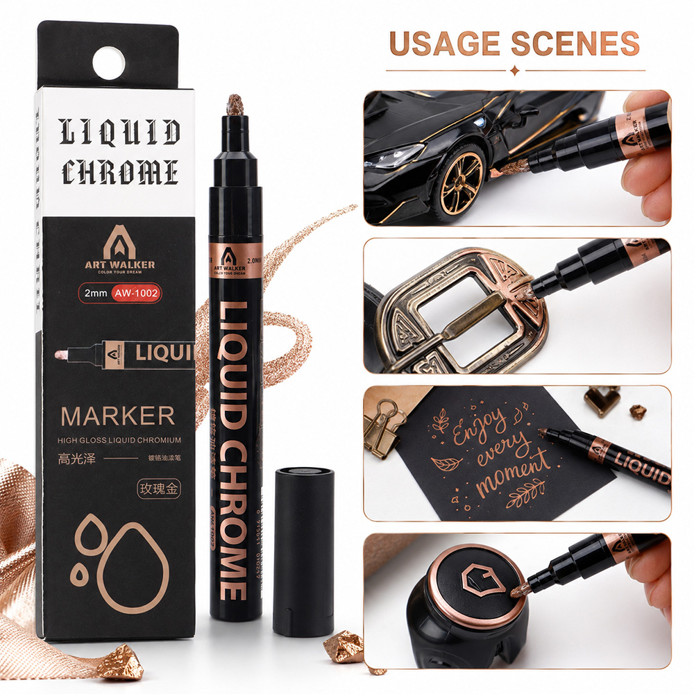 2mm Liquid Chrome Marker High  - đánh giá và giá Art Craft Mirror