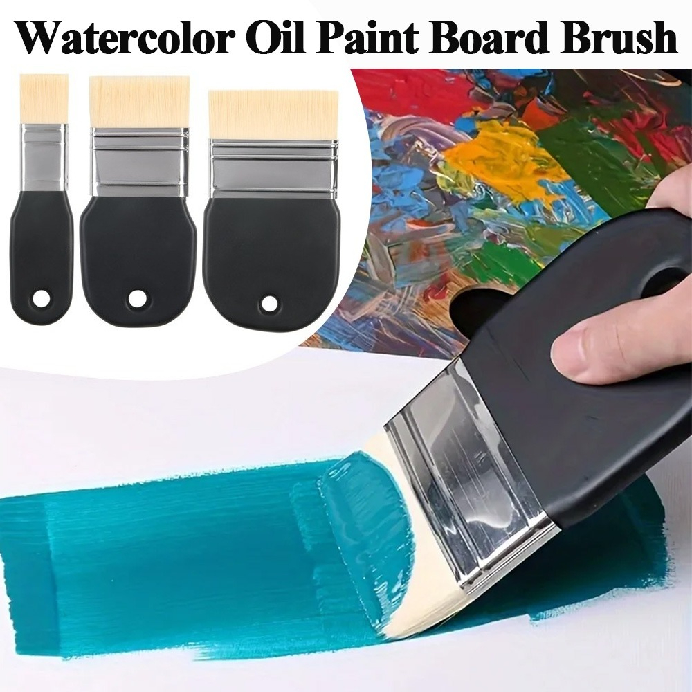 1/3pcs Board Brush Nylon Paint - đánh giá và giá Gouache Paint Set