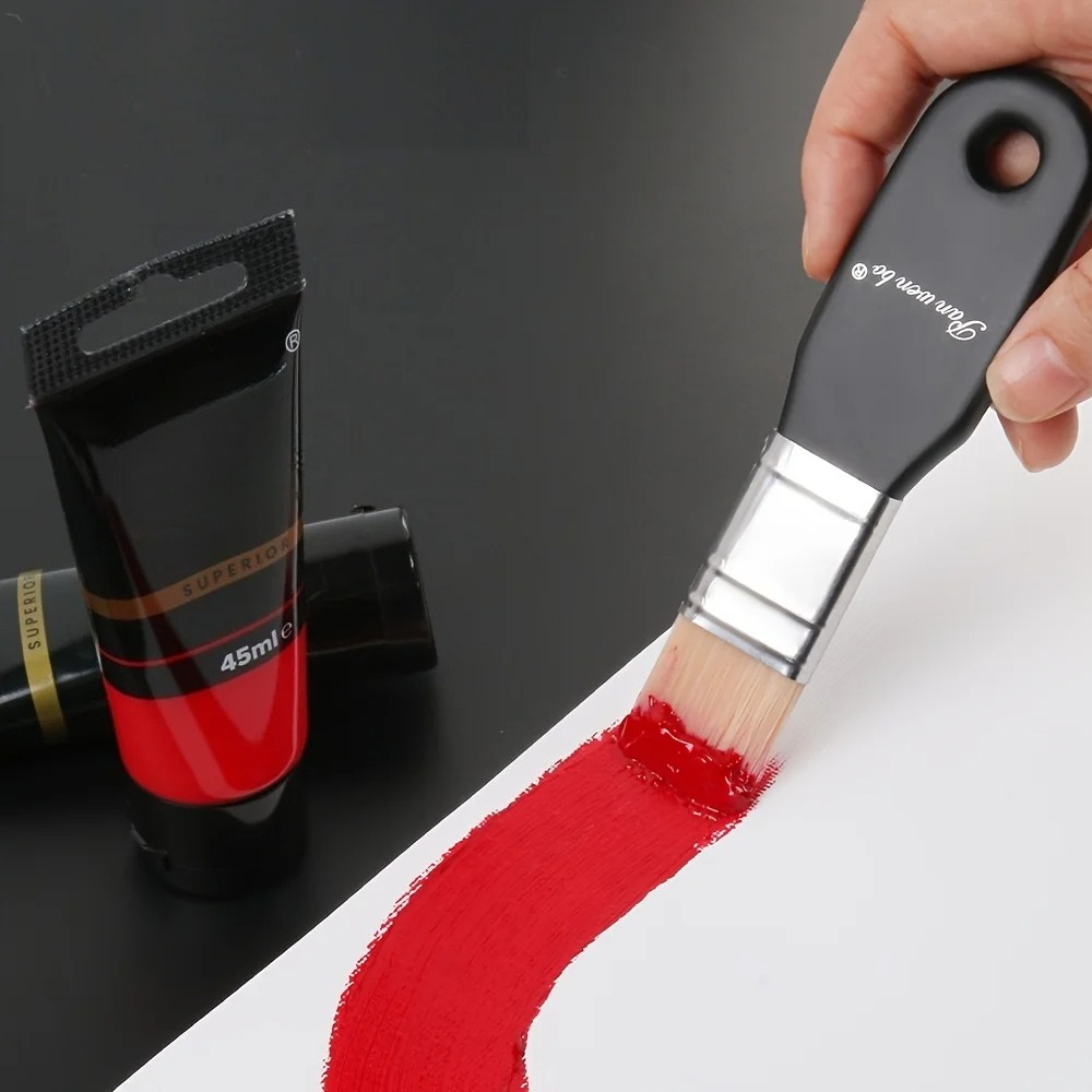 1/3pcs Board Brush Nylon Paint - đánh giá và giá Gouache Paint Set
