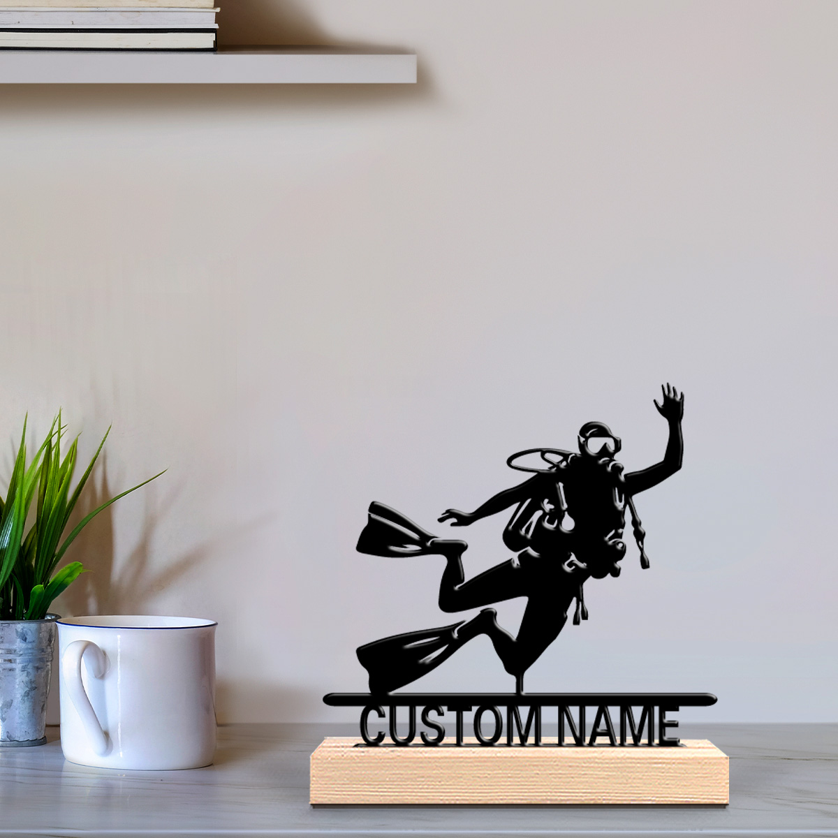 1pc Modern Diver Customizable  - đánh giá và giá Art Craft Decoration