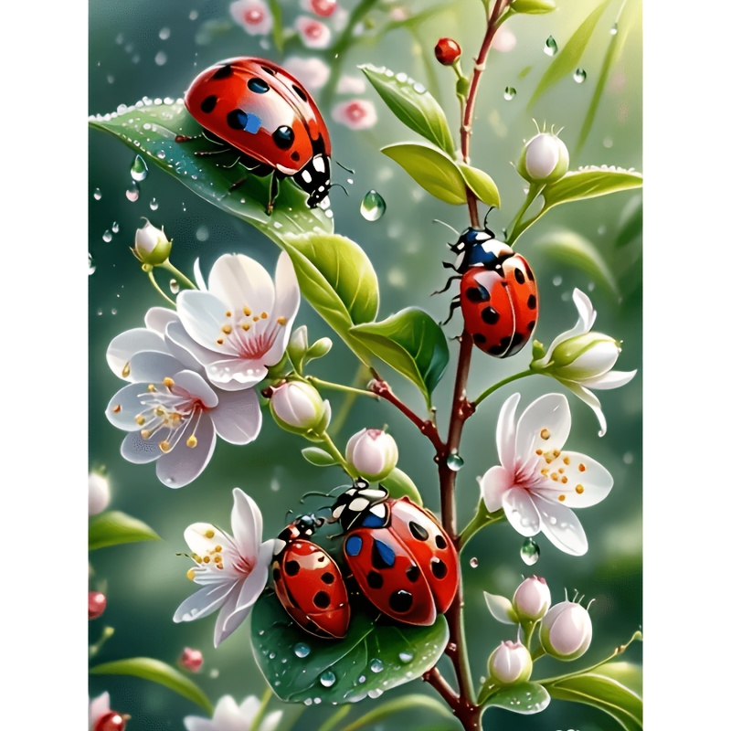 Ladybug on Spring Flower Diamo - đánh giá và giá Art Craft Ladybug