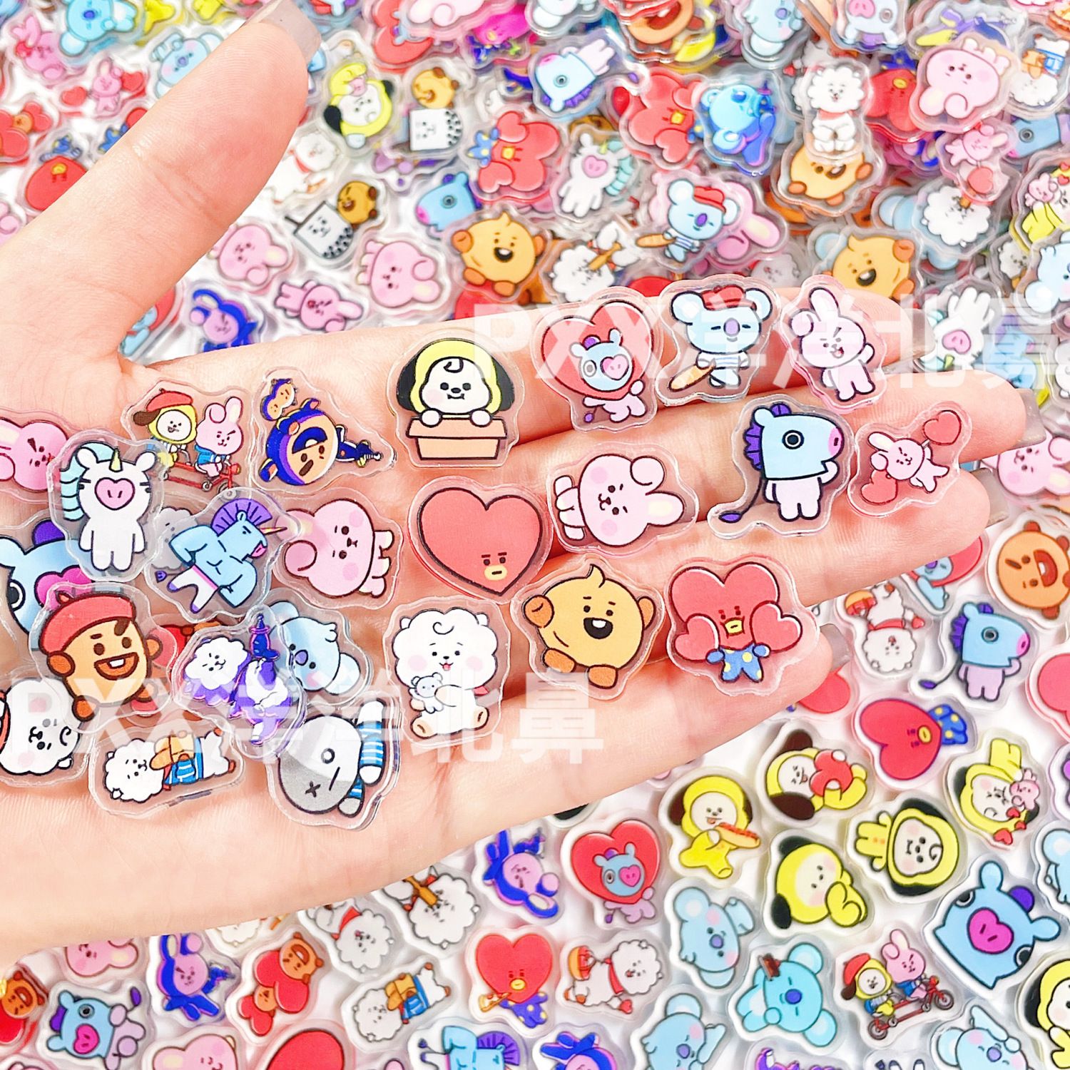 100pcs BT21 BTS single-layer 2 - đánh giá và giá Art Craft Accessories