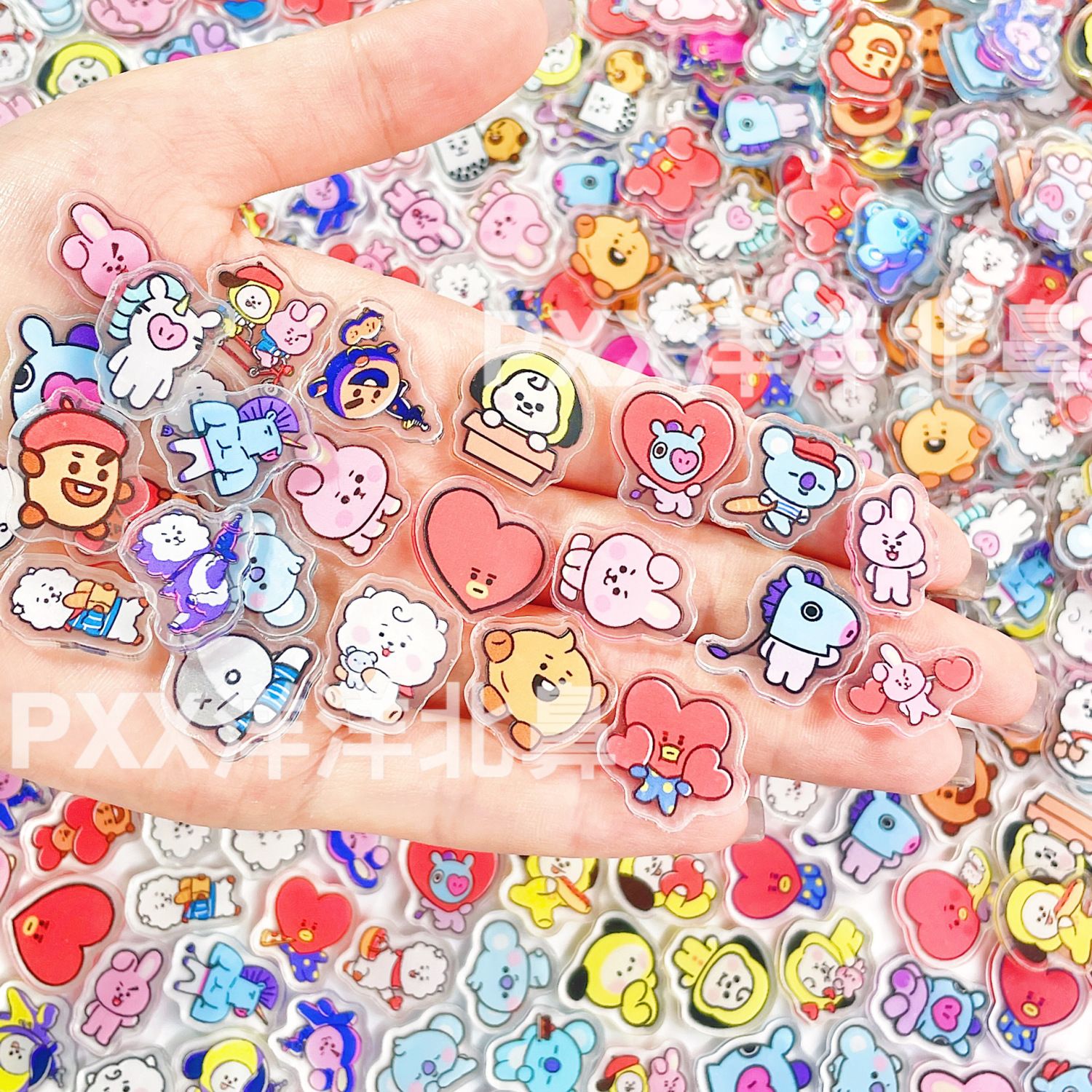 100pcs BT21 BTS single-layer 2 - đánh giá và giá Art Craft Accessories