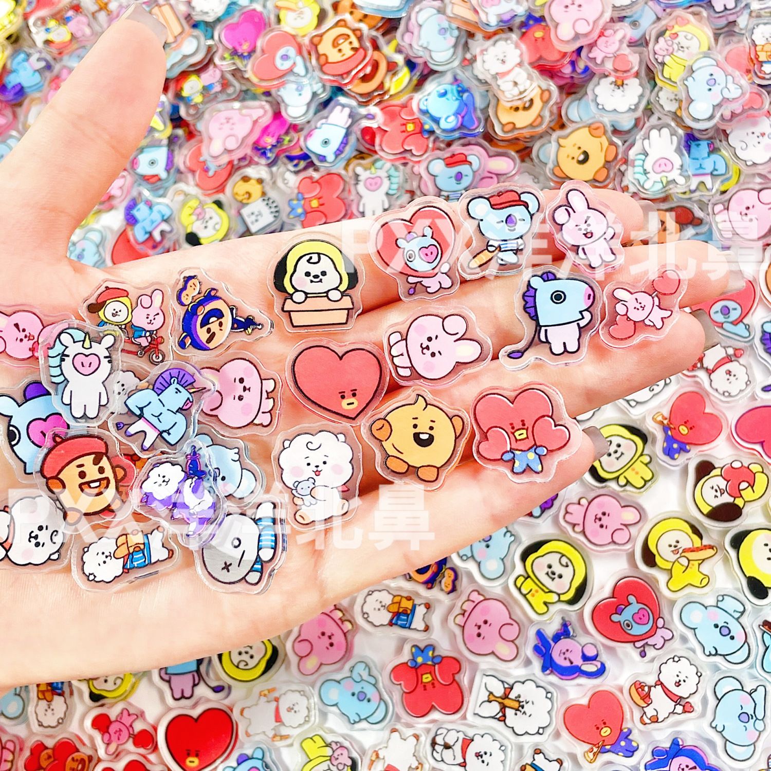 100pcs BT21 BTS single-layer 2 - đánh giá và giá Art Craft Accessories