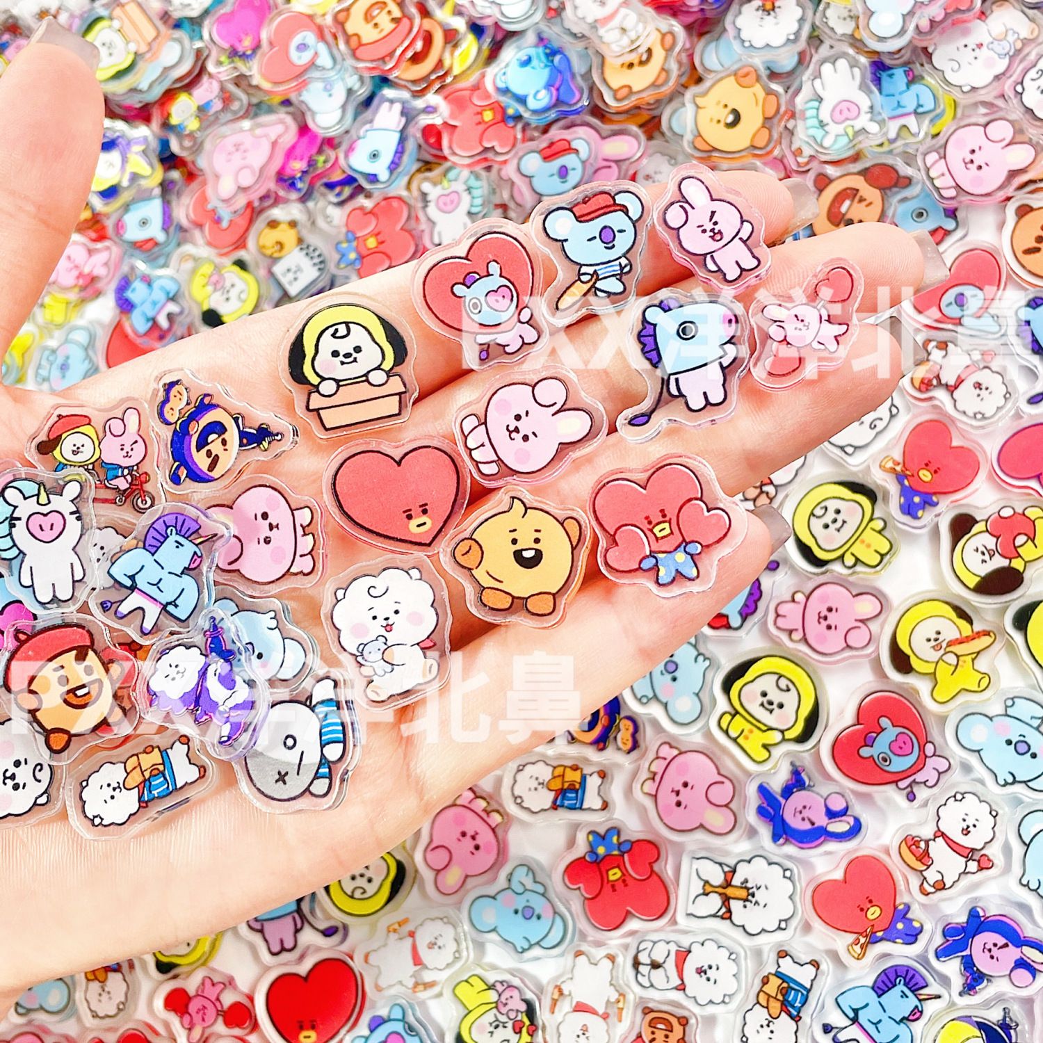 100pcs BT21 BTS single-layer 2 - đánh giá và giá Art Craft Accessories