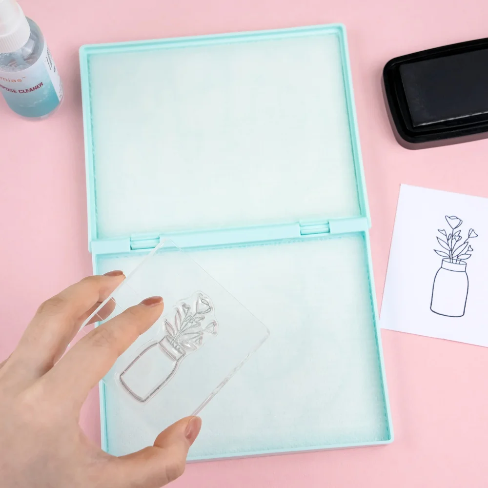 Mini Stamp Scrubber for Clear/ - đánh giá và giá Rubber Stamp Blank