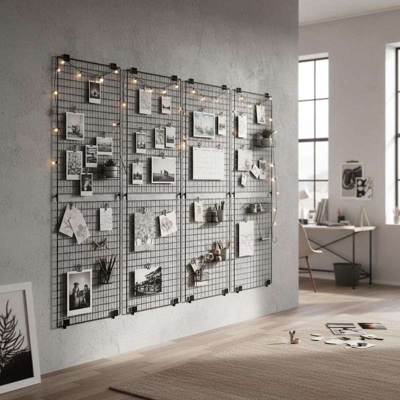 3 Packs Grid Wall Panels, 2 x  - đánh giá và giá Art Craft Decoration