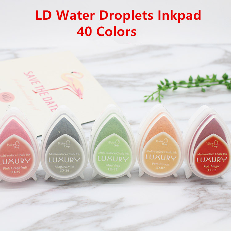 DIY Creative Water Drop Inkpad - đánh giá và giá Rubber Stamp Blank