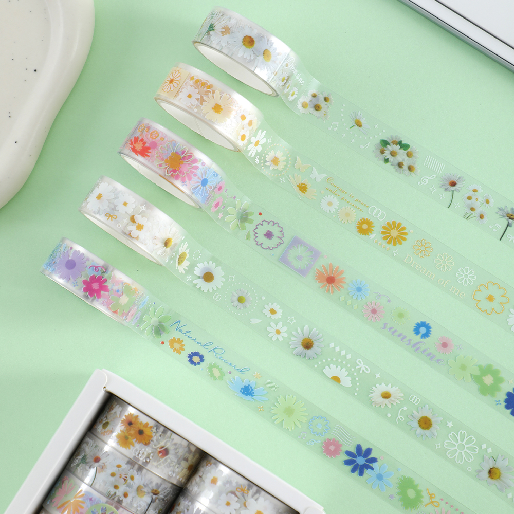 10 Rolls Daisy PET Masking Tap - đánh giá và giá Art Craft Decoration