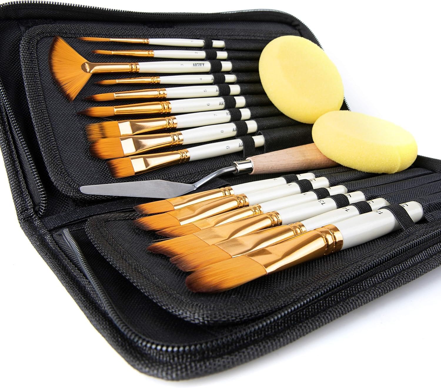 15 Professional Paint Brushes  - đánh giá và giá Gouache Paint Set
