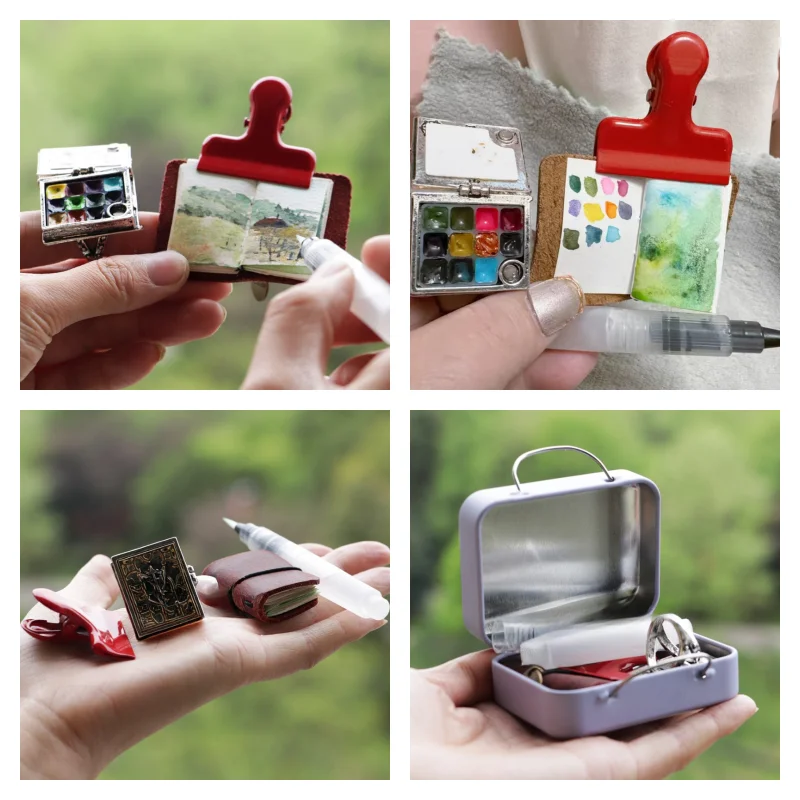 Ultra Mini Travel Watercolor P - đánh giá và giá Gouache Paint Set