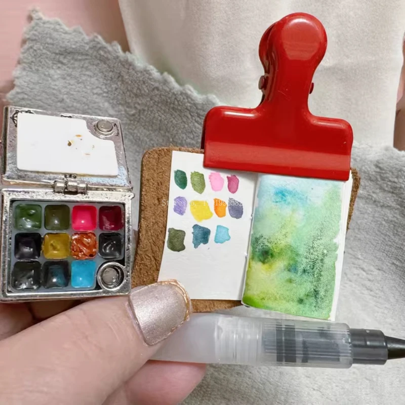Ultra Mini Travel Watercolor P - đánh giá và giá Gouache Paint Set