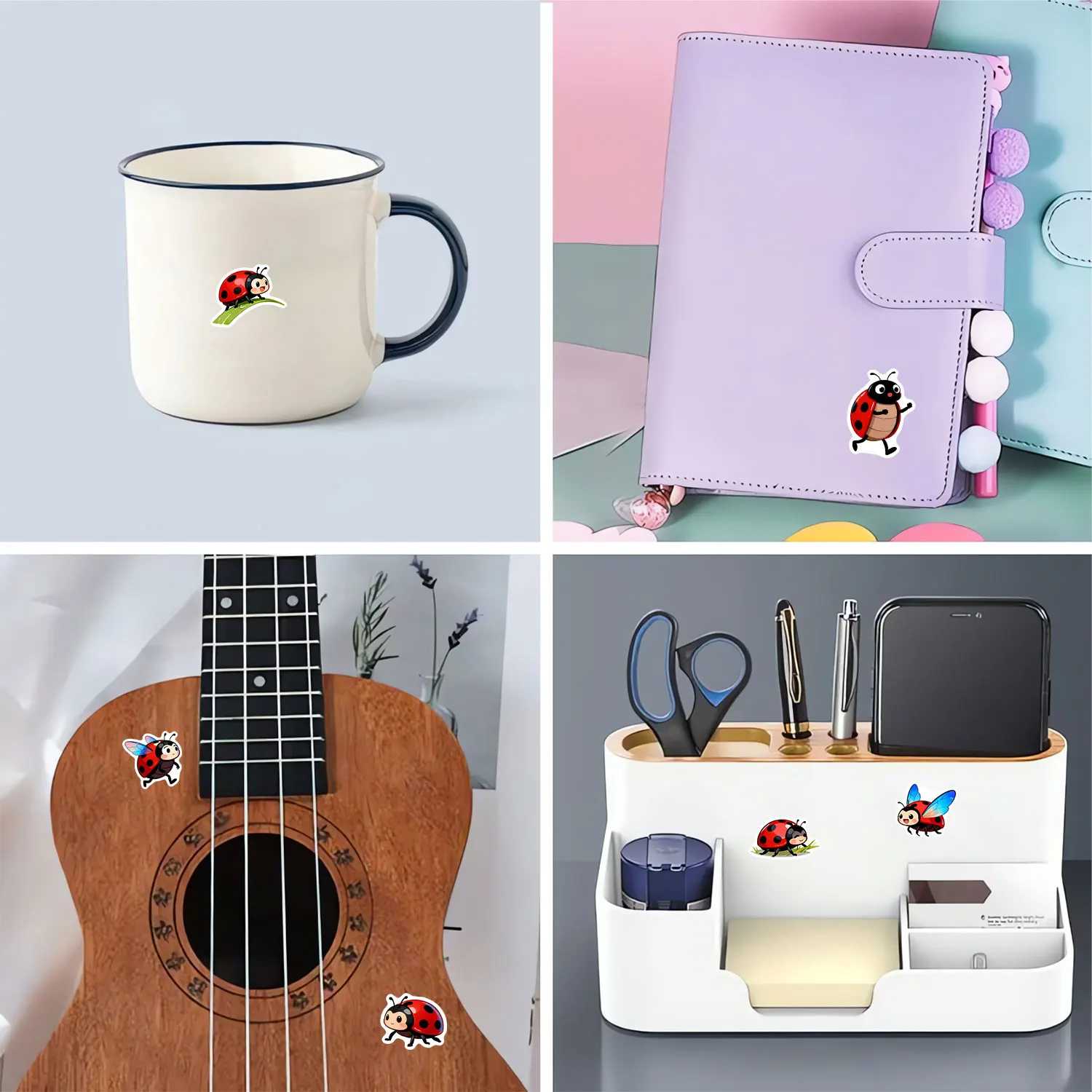 1Roll(500Pcs)10 Irregular Cart - đánh giá và giá Art Craft Ladybug