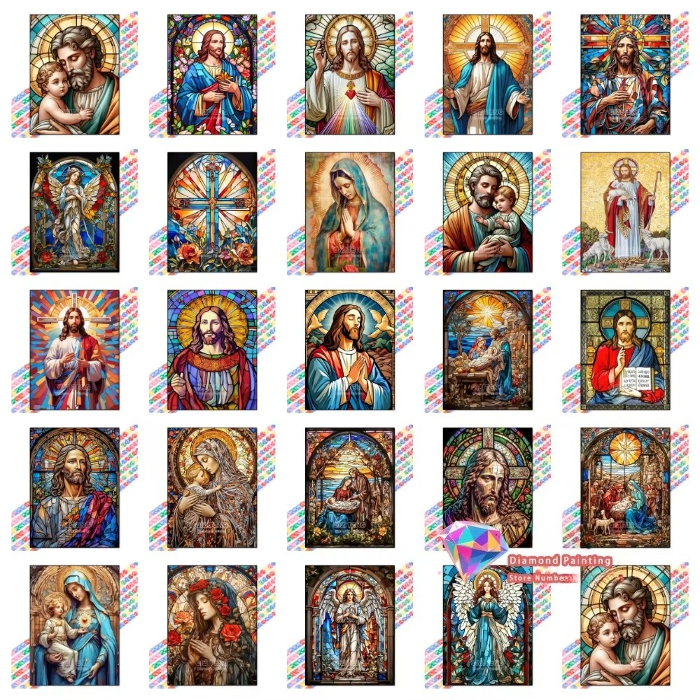 1PC frameless Easter Jesus Squ - đánh giá và giá Art Craft Easter