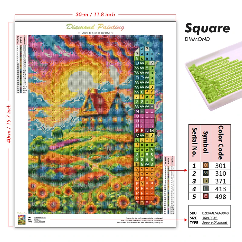 1PC frameless Easter Jesus Squ - đánh giá và giá Art Craft Easter