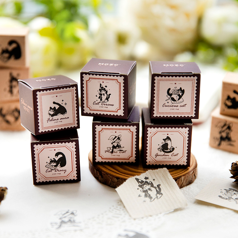 Yoofun Cute Little Black Cat D - đánh giá và giá Rubber Stamp Blank
