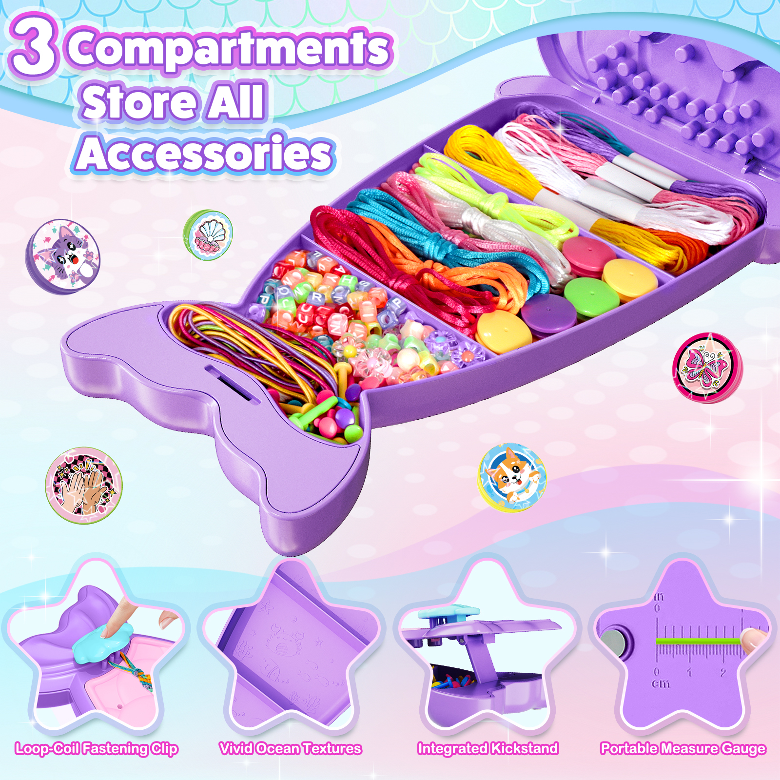 Friendship Bracelet Making Kit - đánh giá và giá Art Craft Ideas For Kids