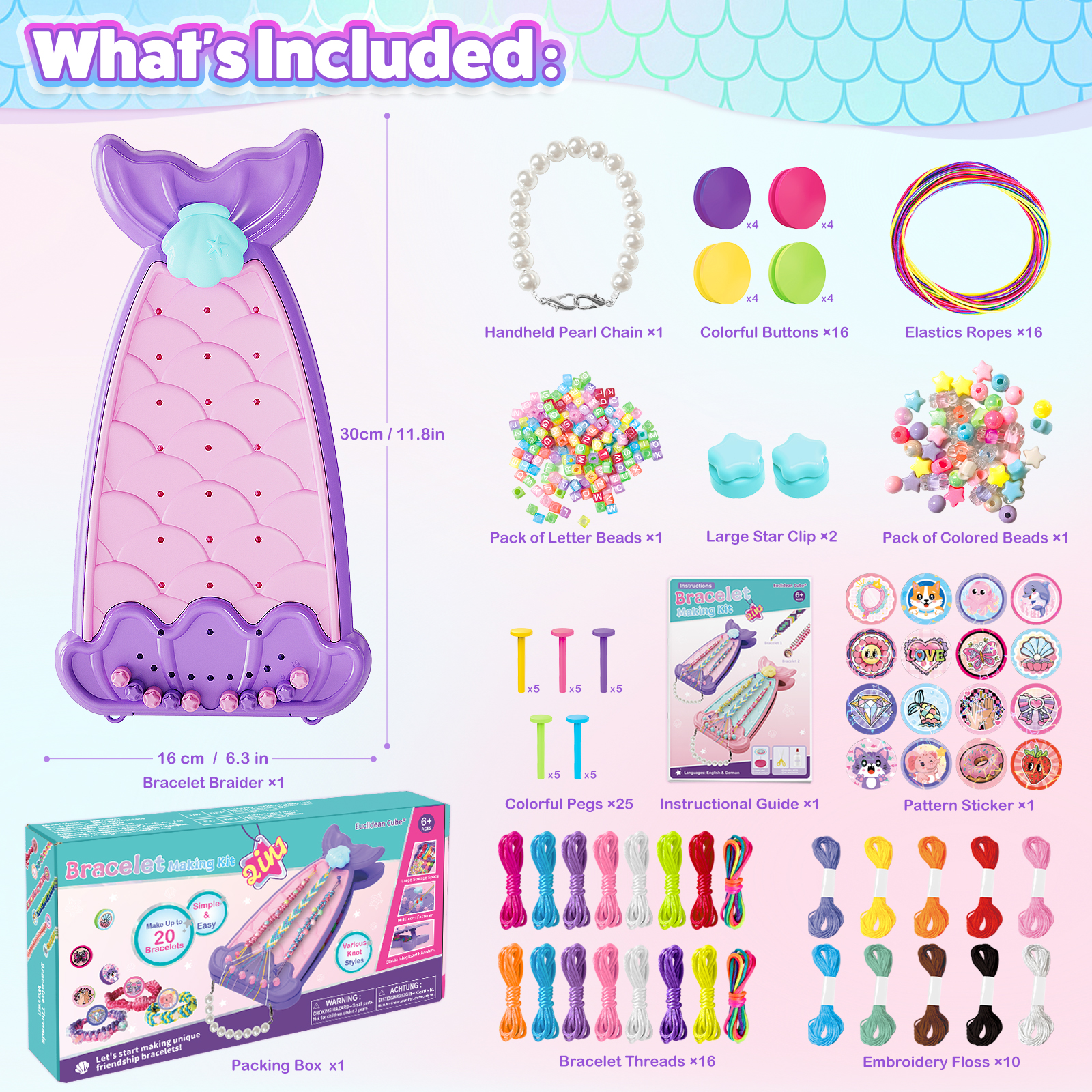Friendship Bracelet Making Kit - đánh giá và giá Art Craft Ideas For Kids